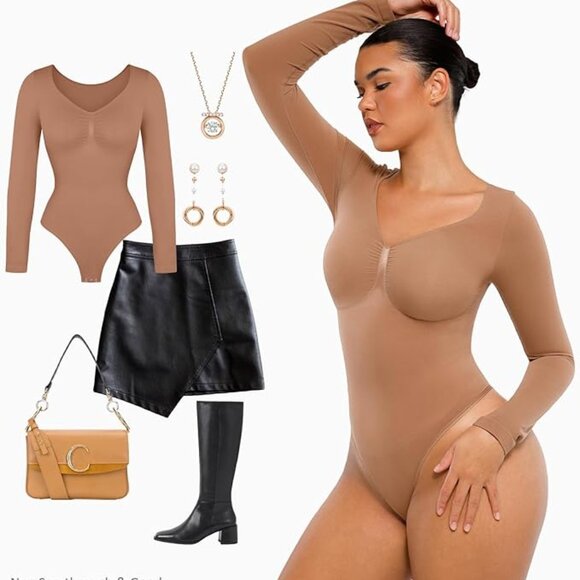 FeelinGirl Tummy Control Body Suits - Picture 1 of 4